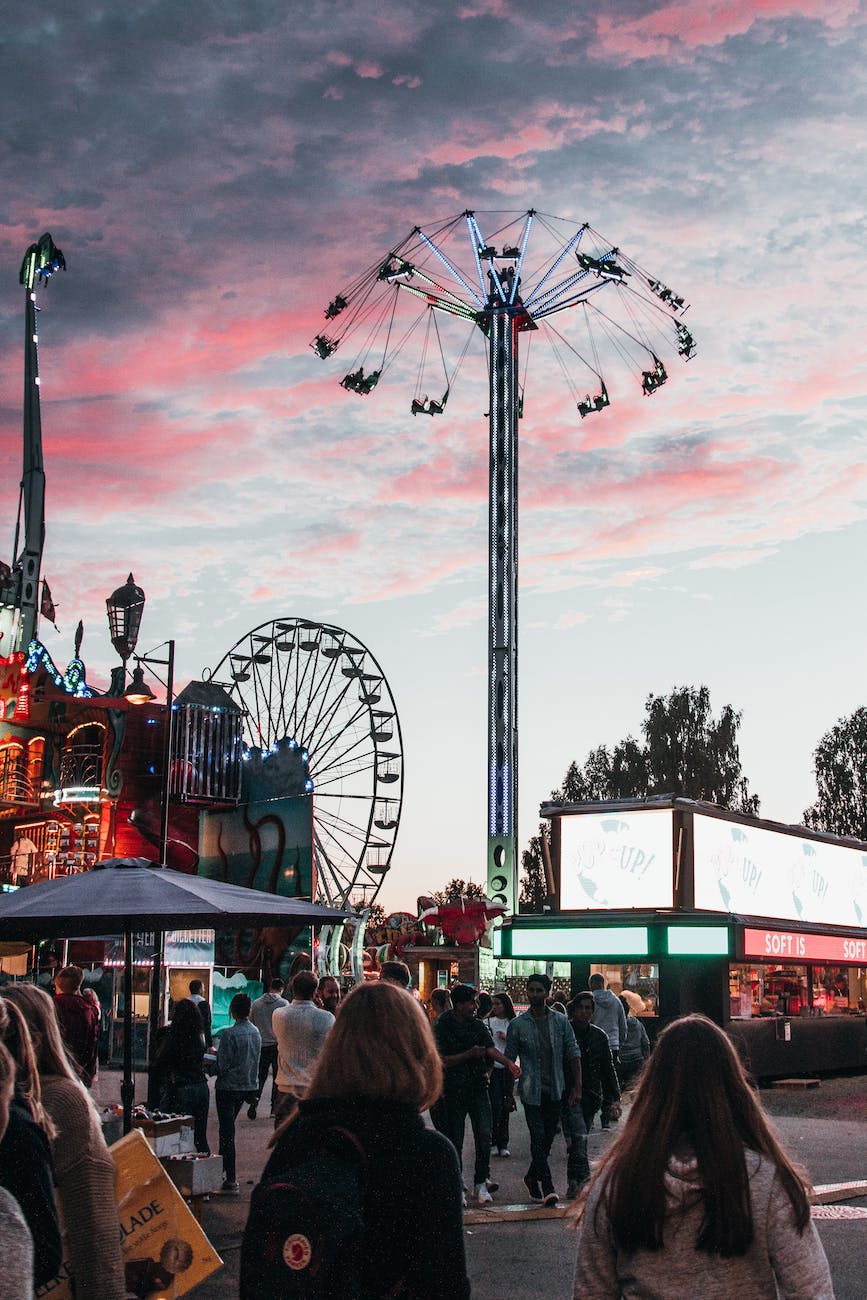 photo of an amusement park during daytime